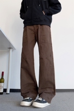 B221美式ins高街暗黑直筒洗褪工装休闲牛仔裤LK25611-特P48控88，男装牛仔裤，电商B221