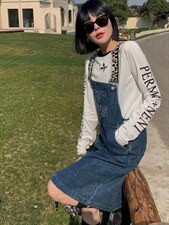 新款洋气欧韩风休闲背带裙，其它，L·H·X