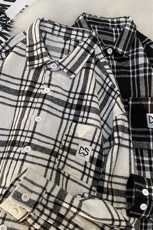 24年冬季加厚毛呢衬衫长袖现货衬衫DS-C323-1-2210-P40，男装衬衫，电商C323-1