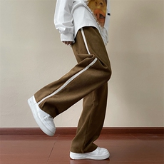 灯芯绒休闲裤男宽松休闲裤2022潮男百搭ins港风潮男裤K01707-P35，男装休闲裤，星座308B-1