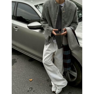 【现货】仿羊绒短款呢子外套毛呢夹克 DY05006 P110，男装夹克，星座1004（原星座815-3）