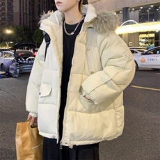 棉服外套男士韩版潮流冬季保暖帅气百搭2025新款ins棉衣MF332-P85，男装棉衣，星座412-2