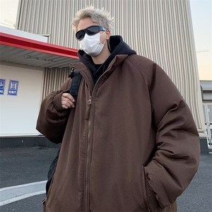 棉服外套男韩版潮流冬季保暖2024新款ins宽松帅气棉衣MF243-P81图片