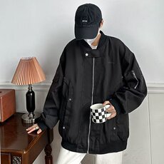 美式棒球服夹克男韩版潮流高街帅气2024秋季新款ins外套W5410-P62，男装夹克，星座412-2