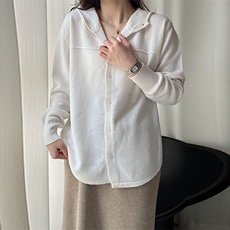 2025秋冬气质简约连帽羊毛开衫女纯色百搭针织外套，女装羊毛衫，臻纶羊绒