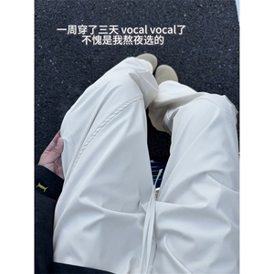 韩漫设计感时尚长裤日系简约百搭复古时髦休闲裤K827TP35控58图片