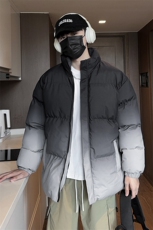 特批P70无差价冬新大码渐变色棉衣外套男百搭潮防水保暖棉服M2917，男装棉衣，电商A001