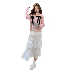 【现货】1C128-A14秋冬时尚多巴胺毛衣+蛋糕裙套装P145-K205，女装套装/套裙，先锋丽姿