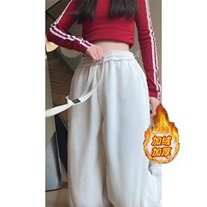 加绒加厚欧棉绒灯芯绒休闲裤直筒弯刀裤A493特P45控78，男装休闲裤，电商A309