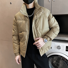 秋冬新款潮流男士棉衣防寒上衣外套休闲商务轻奢棉衣，男装棉衣，星座1013