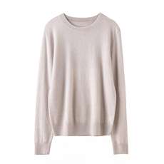 2025年秋季新款圆领金银丝12针单股针织羊绒上衣时尚通勤，女装羊绒衫，濮尚羊绒