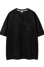 1竹竹高升烧花麂皮绒大码M-5XL短袖T恤JDT77787特P25块供抖音视频，男装T恤，星座226-2