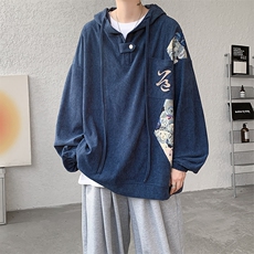 现货WY10066-特P45控68夏季新款抖音高品质百搭小熊连帽卫衣，男装卫衣，电商A059