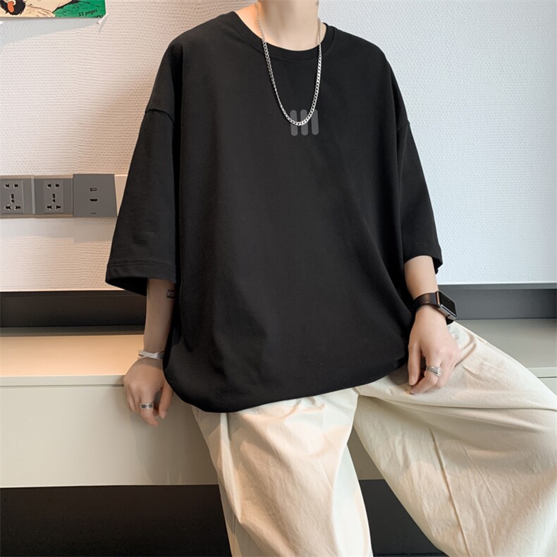 已注册/夏季内景港风重磅休闲短袖T恤男潮宽松打底衫DT00104/P25,男装T恤,电商B316