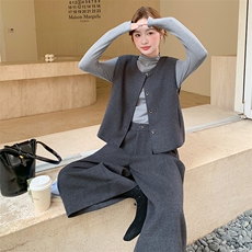 气质马甲内搭阔腿裤三件套女秋韩版时尚洋气时髦套装,女装套装/套裙,浙宝113,浙宝-网红风 气质马甲内搭阔腿裤三件套女秋韩版时尚洋气时髦套装,女装套装/套裙,浙宝113,浙宝-网红风