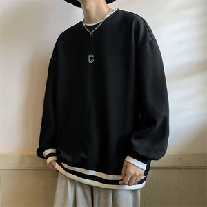 秋季新款男百搭圆领港风卫衣VE55105-P32控48图片