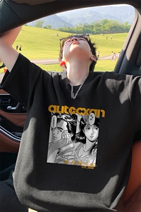 量大优！ 供视频！港风 华夫格短袖T恤半袖男HT219-特P18图片