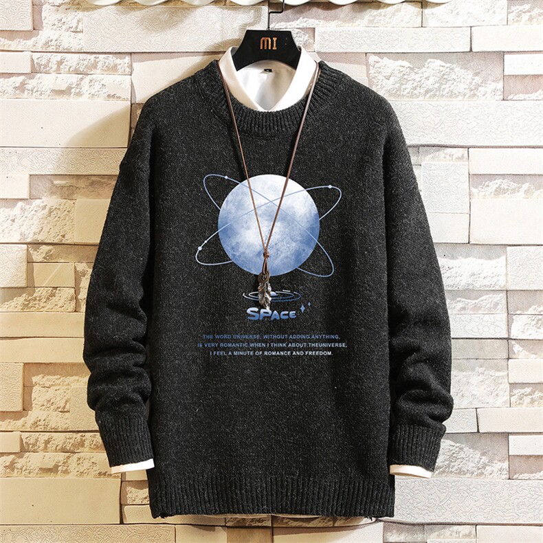 加厚加绒毛衣男大码毛线衣男针织衫M19241-P45加绒款-P65砖墙,男装针织衫/毛衣,电商A040A