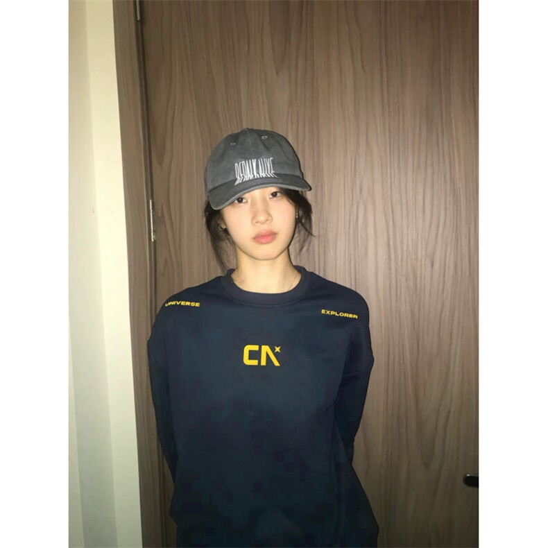 网图秋冬新款字母印花圆领长袖卫衣外套情侣装YW501-P38,女装短外套,电商C310