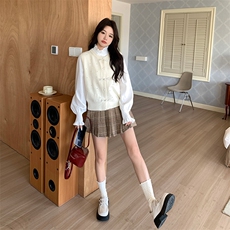 罗芬故事面料官网女装正品2025春季新款简约气质优雅时尚舒适衬，女装套装/套裙，纯色衣恋