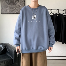 Y2299P38秋卫衣2023秋冬男圆领韩版嘻哈运动外套ins港风休闲上衣，男装卫衣，星座510A-1