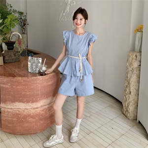夏装 大量现货！小个子休闲短裤两件套2C133-8952 P140 K198图片
