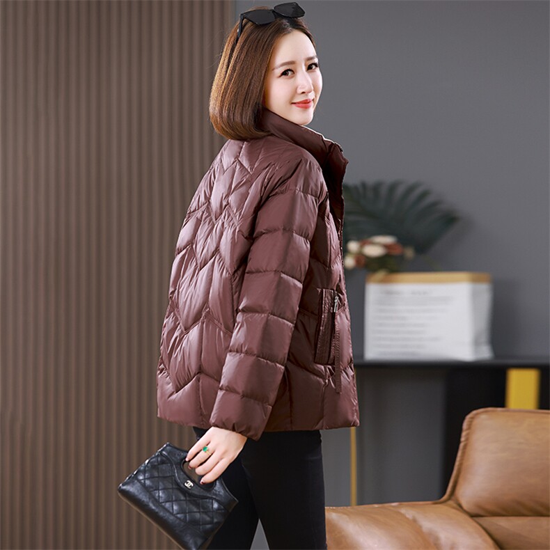 2025年冬季新款简约显瘦休闲棉服现货，女装棉衣/棉服，婷思杰（原婷想服饰）