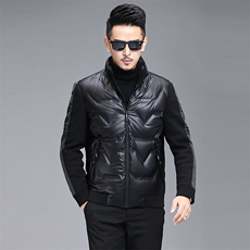中青年休闲羽绒服男款冬季中年加棉保暖外套上衣ALXB2985-P280，男装羽绒服，电商B212（原钱塘6029）