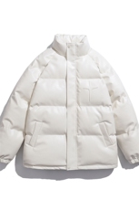 白底鳄鱼纹钢印字母图案设计大码休闲潮流棉衣男MY77727P128控168，男装棉衣，星座227-7