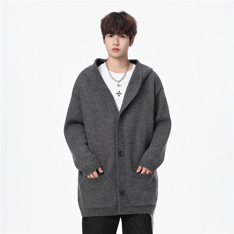 【新品】2025秋冬男士时尚休闲百搭针织连帽毛衣潮流-M268-P60，男装针织衫/毛衣，星座1105-1