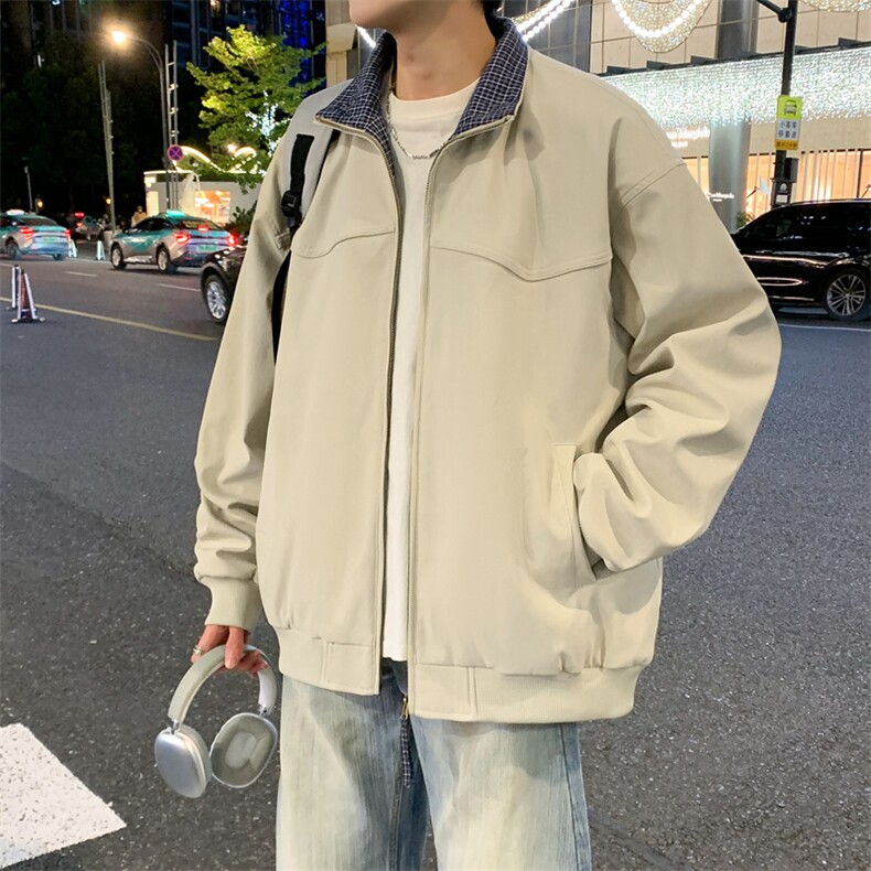 现货春季美式户外夹克男新款高街设计感百搭痞帅外套JK02617-P70图片