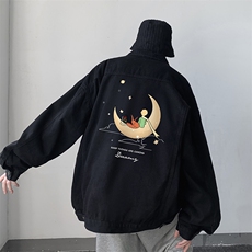牛仔夹克男大码牛仔外套男茄克NJ77416-P60，男装夹克，电商A040