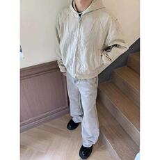 【有货】DJKV61-P105重磅cleanfit拉链开衫男秋季潮牌连帽夹克，男装夹克，星座603-2