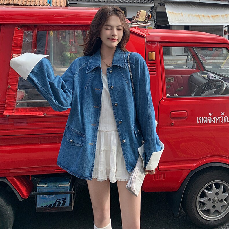 大货已出2025牛仔春款外套2C216-W2025-P150-K218,女装短外套,2C216