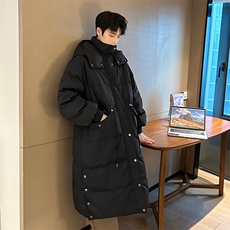 wassuphappy白色羽绒服男冬季潮牌加厚中长款白鸭绒保暖休闲外套，男装羽绒服，星座514-2(原B239)