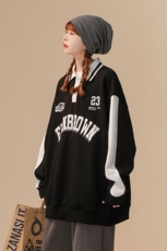 中性风POLO领卫衣女情侣大码M-5XL休闲套头卫衣男外套类C7720P55，男装Polo衫，星座227-7