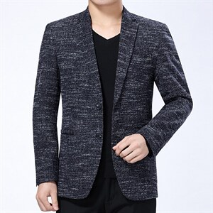 2023春秋季纯色西服男单西中年爸爸商务休闲领导干部西装免烫男装图片