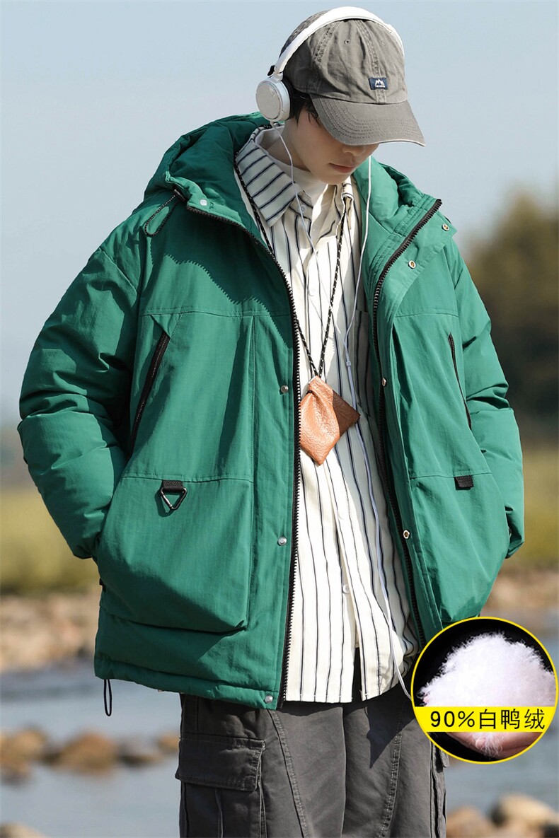 2023冬上新加绒加厚羽绒服冲锋衣保暖外套男女8301-P220控价318,男装羽绒服,电商A441-1