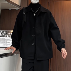 N2070/P75加棉P85冬季毛呢夹克男女中性风宽松大码呢子外套夹克，男装夹克，电商A141