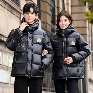 冬季新品时尚情侣潮流百搭连帽可拆卸多功能羽绒服保暖外套男P150图片