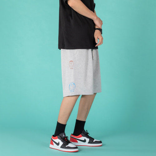 休闲短裤男夏季潮牌潮流ins港风韩版宽松裤子A161-2-D0641-P40，男装休闲裤，电商A161-2