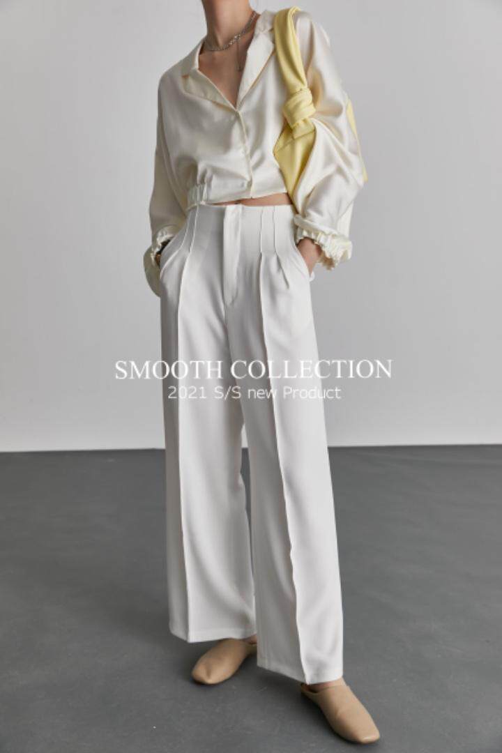 现货春季新款阔腿裤sml，女装，SMOOTH