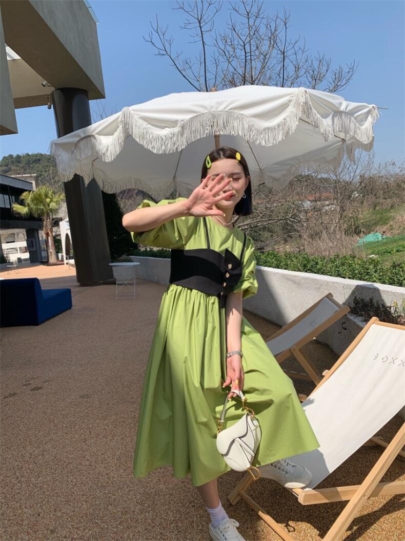 马甲两件套连衣裙，女装马甲，爱娜.悦儿