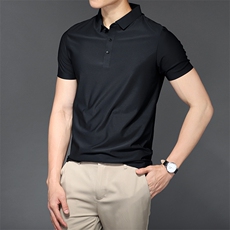 夏季冰丝无痕POLO衫男士高端百搭商务翻领T恤上衣PL1199-P38，男装Polo衫，电商B306