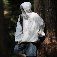 连帽户外防晒外套男女夏季轻薄vintage美式冲锋衣W9249P38，男装夹克，星座1116-2