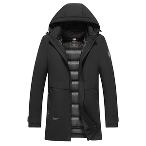 B2289钱塘2020-3鹅绒羽绒服内胆帽子可脱卸精品商务西装P320图片