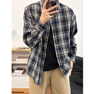 春季格子长袖衬衫深度库存跑量款DS-C323-1-2511-TP26图片