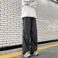 潮牌oversize直筒宽松阔腿裤春秋美式高街牛仔裤男K7485-P34，男装休闲裤，星座512-3
