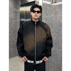 图改夹克潮牌美式解构立领棒球服夹克男春秋外套特P48，男装夹克，电商C306-1