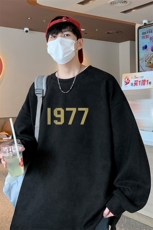 港风供抖音得物高品质直播美式麂皮绒宽松男卫衣W3017P38，男装卫衣，电商C408(原B339-1)